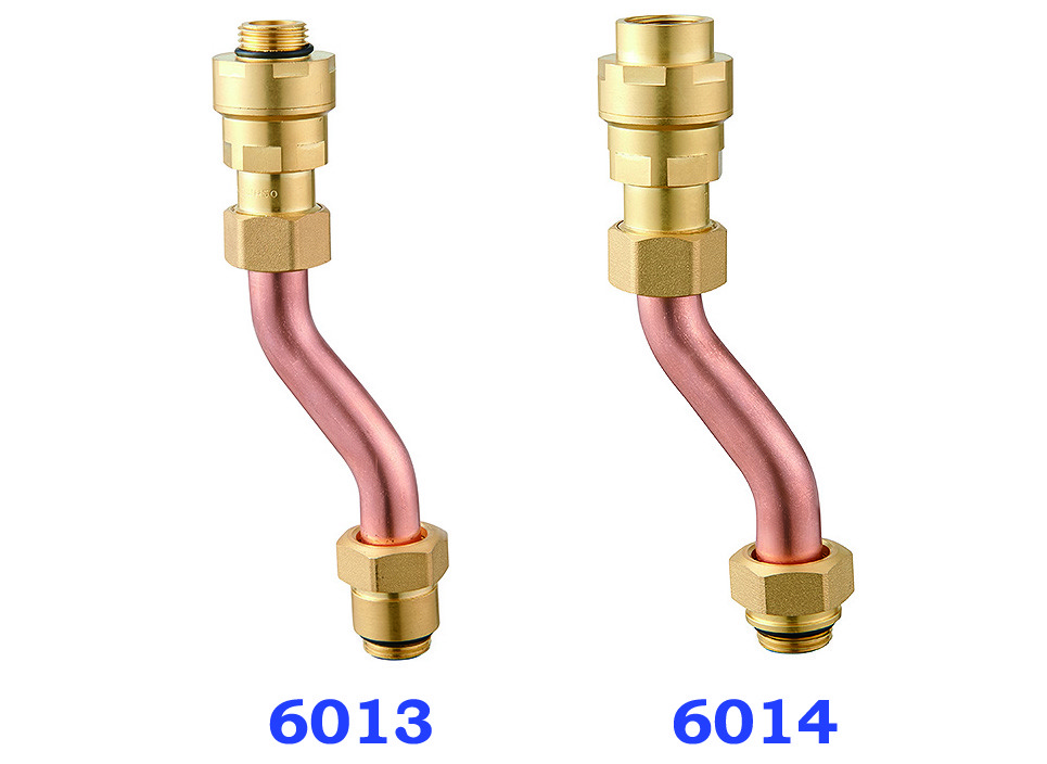 6013 6014 Brass Manifold Parts G1/2" By-Pass Check Valve Pressure Differential Regulator between Supply and Return Mains