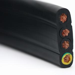 Quality Flat Traveling Crane Cable 4Core, 10sqmm 450/750V, ECHU Cable, Traveling Overhead Crane Cable wholesale