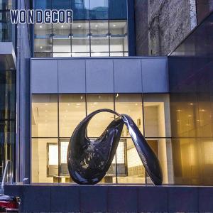 Quality Square Large Art Geometry Arc Stainless Steel Sculpture wholesale