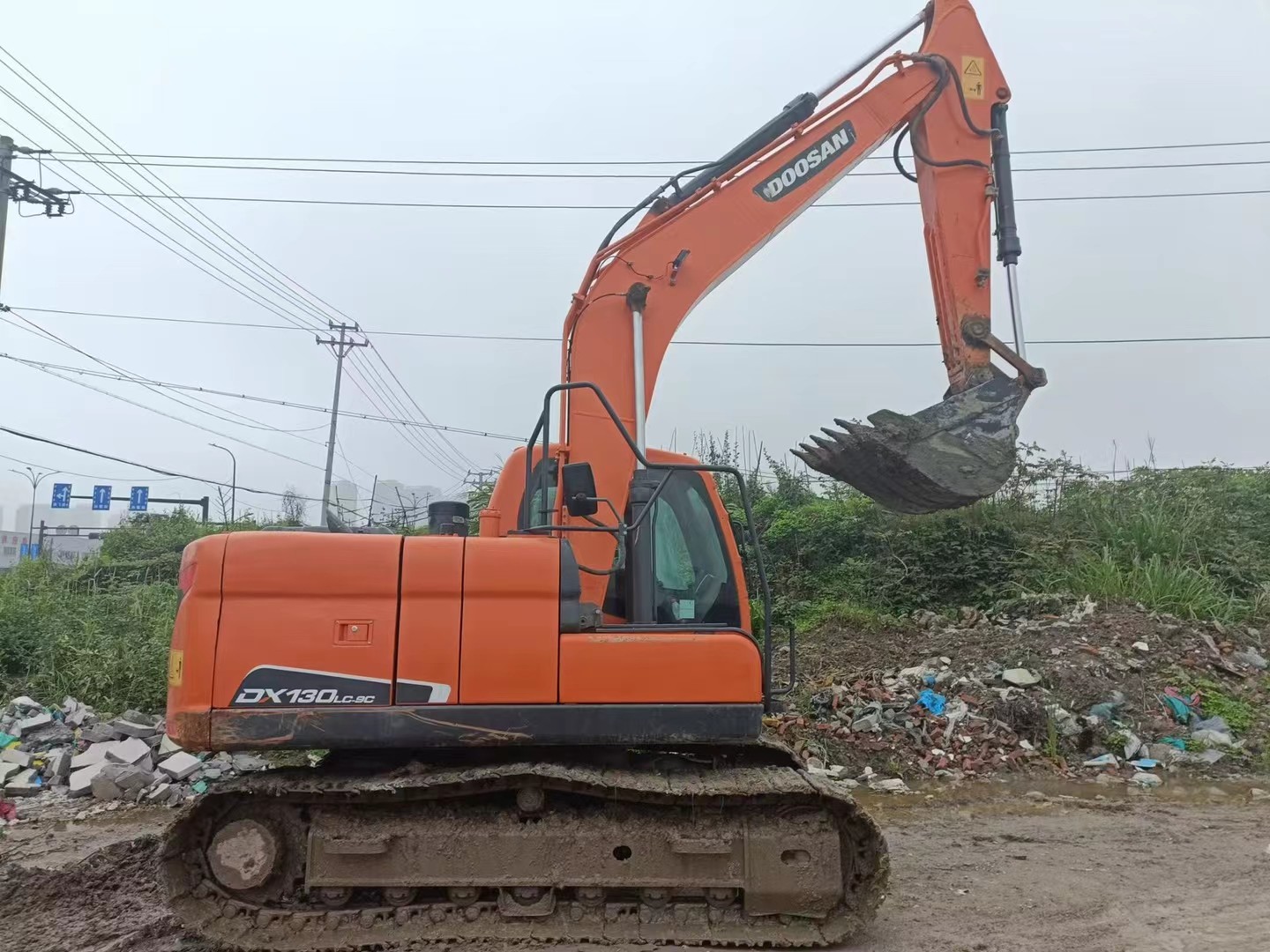 13100kg 13ton Used Doosan Excavators Dx130 Doosan Mini Excavator