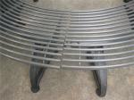 Metal Cast Iron Round Tree Benches Backless For Garden Street Campus