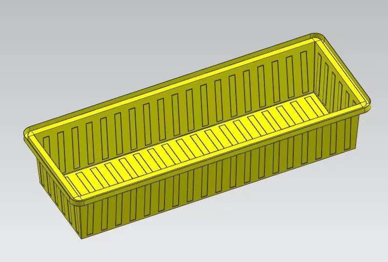 Three thousand five hundred liters of square box mold for making plastic products