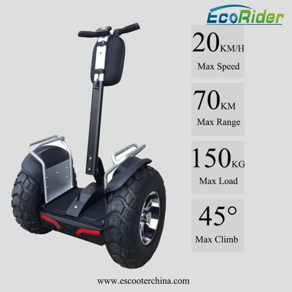 Two Wheels Balance Electric Scooter Mobile Controlled With 4000w Brushless Motor