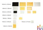 8MM 10MM Free Engraving Colorful SS Tags DIY Jewelry Charms