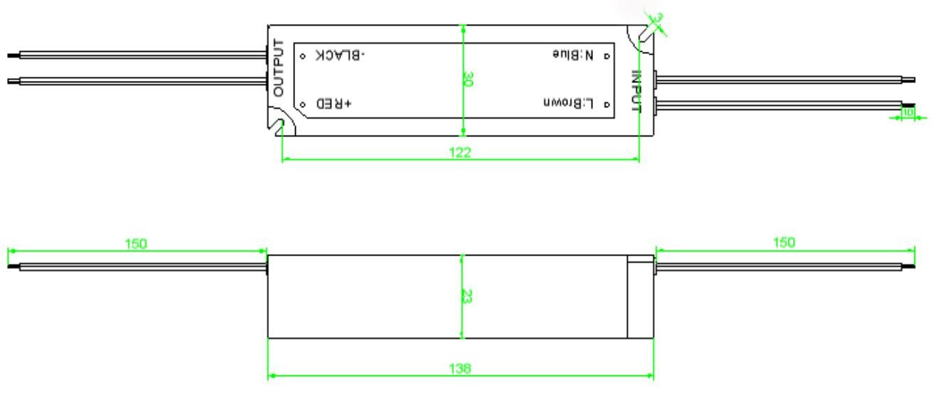 Waterproof IP67 12V Driver For LED Strip Multifunctional Anti Erosion