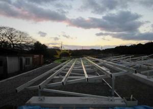 Quality Tilt Frame Ballasted Solar Racking For Pitched Rooftop wholesale