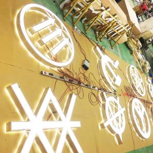 Quality Stainless Steel Logo Giant Light Up Letters Signs For Events CE ROHS wholesale