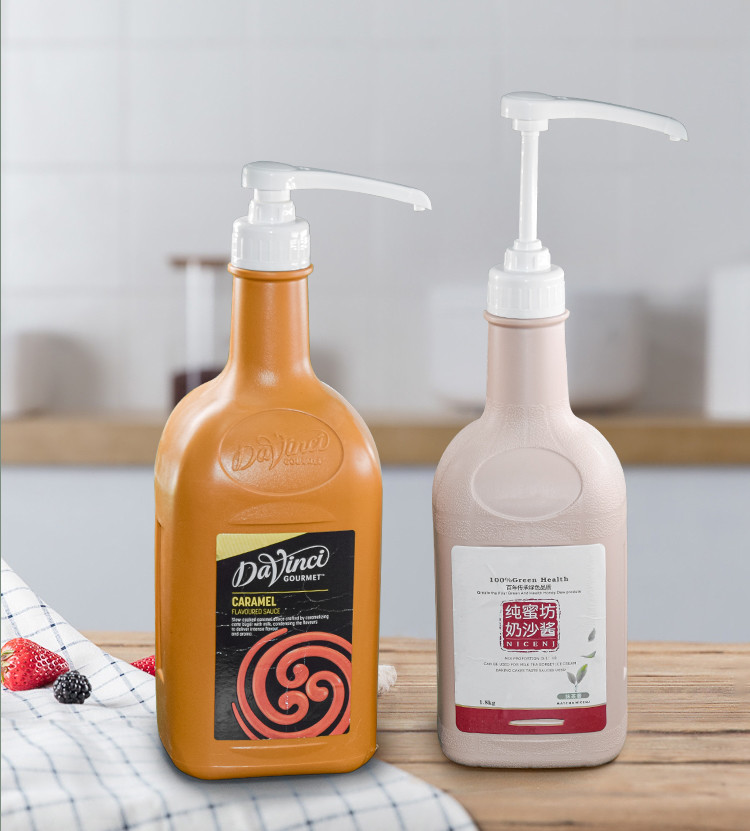 UKS10 38-410 Food Grade PP Narrow Head Syrup Bottle Pump Dispenser Color Custom