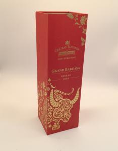 Quality Rigid Luxury Packaging Boxes With Gold Foil Stamping Emboss For Wine OEM ODM wholesale