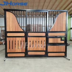Quality Bamboo Hot Dipped Galvanized Steel Portable Horse Stalls Powder Coating wholesale