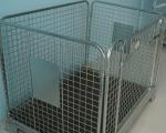 Heavy Duty Metal Storage Cage Steel Calf Box Metal Q235 Steel Material