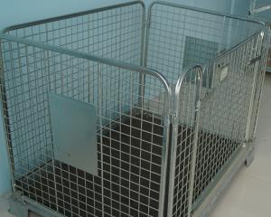 Quality Huge Metal Storage Cage Pallet Box Industrial For Store Or Warehouse wholesale