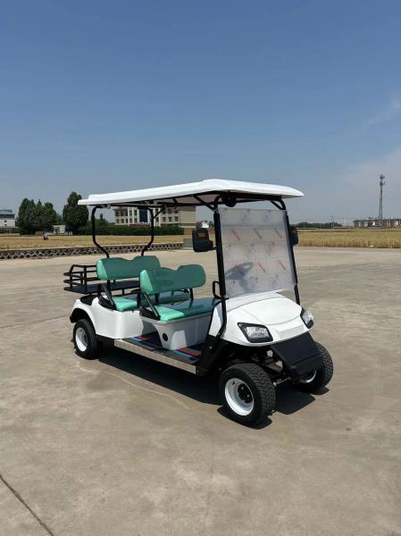 Standard Rechargeable 4 Seater Golf Cart 3.5KW AC Motor Four Wheeler Golf