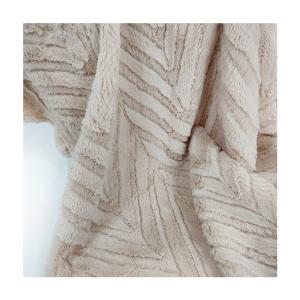 Quality Various Colors Polyester Faux Fur Fabric 150D / 288F 290GSM wholesale