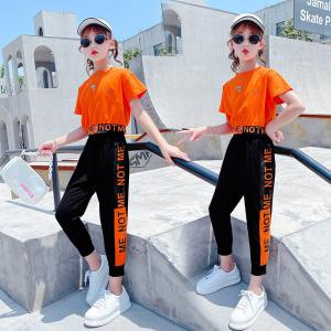 Quality 110CM-160CM Spring Autumn Kids Cotton Clothing Set Girls Tops wholesale