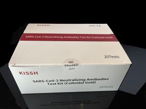 Quality Accurate Whole Blood Colloidal Gold Antibody Kit At Home CE wholesale