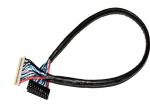 Low Frequency 20 Pins 1.0mm UL 200mm LVDS Cable