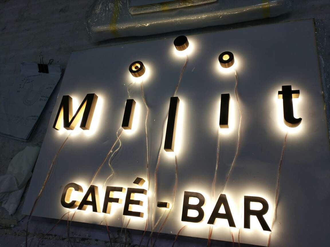 Reverse Lit Halo Illuminated Channel Letters 36mm 50000 hours Lifetime