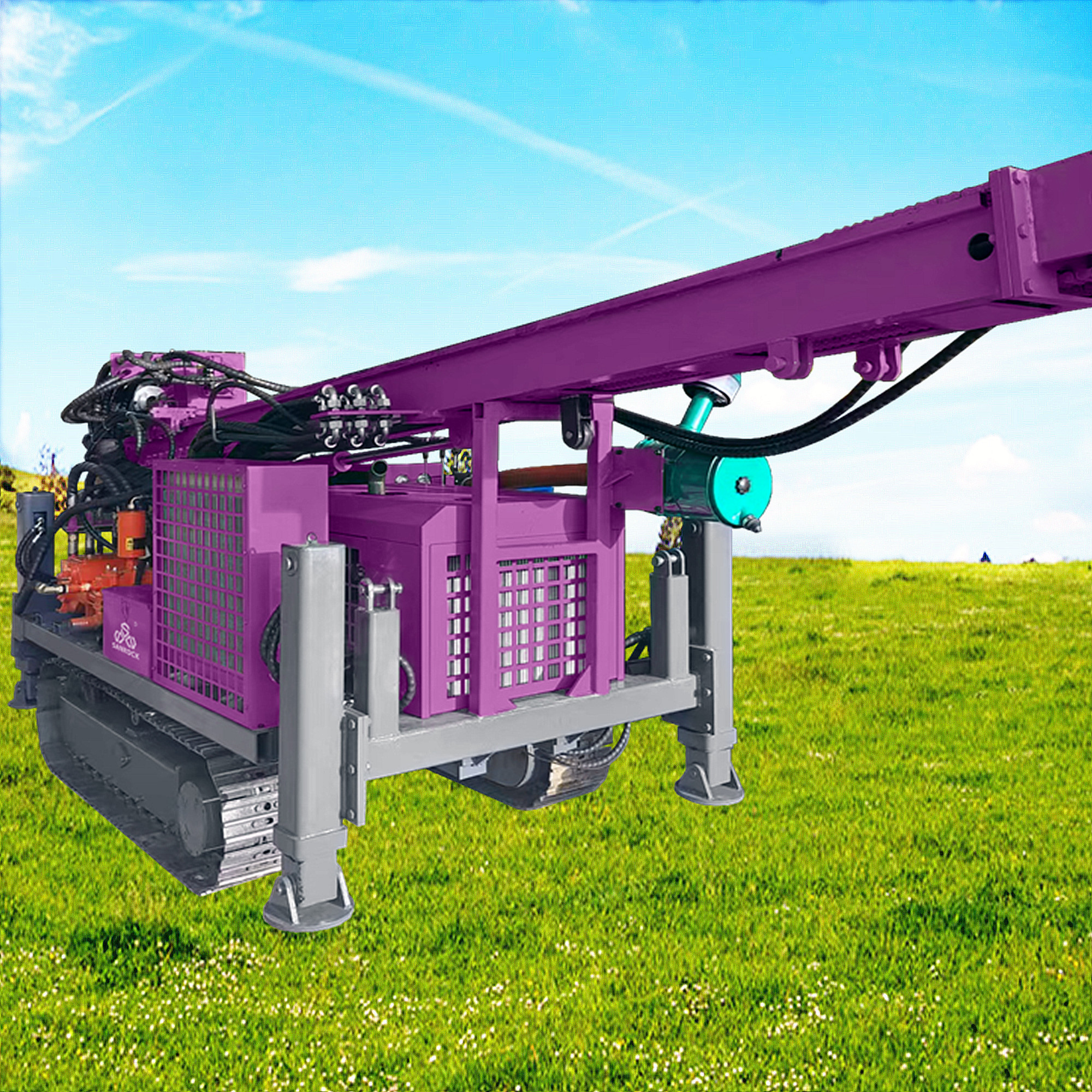 Portable Core Drilling Rig Hydraulic Exploration Geotechnical Core Drilling Rig For Sale