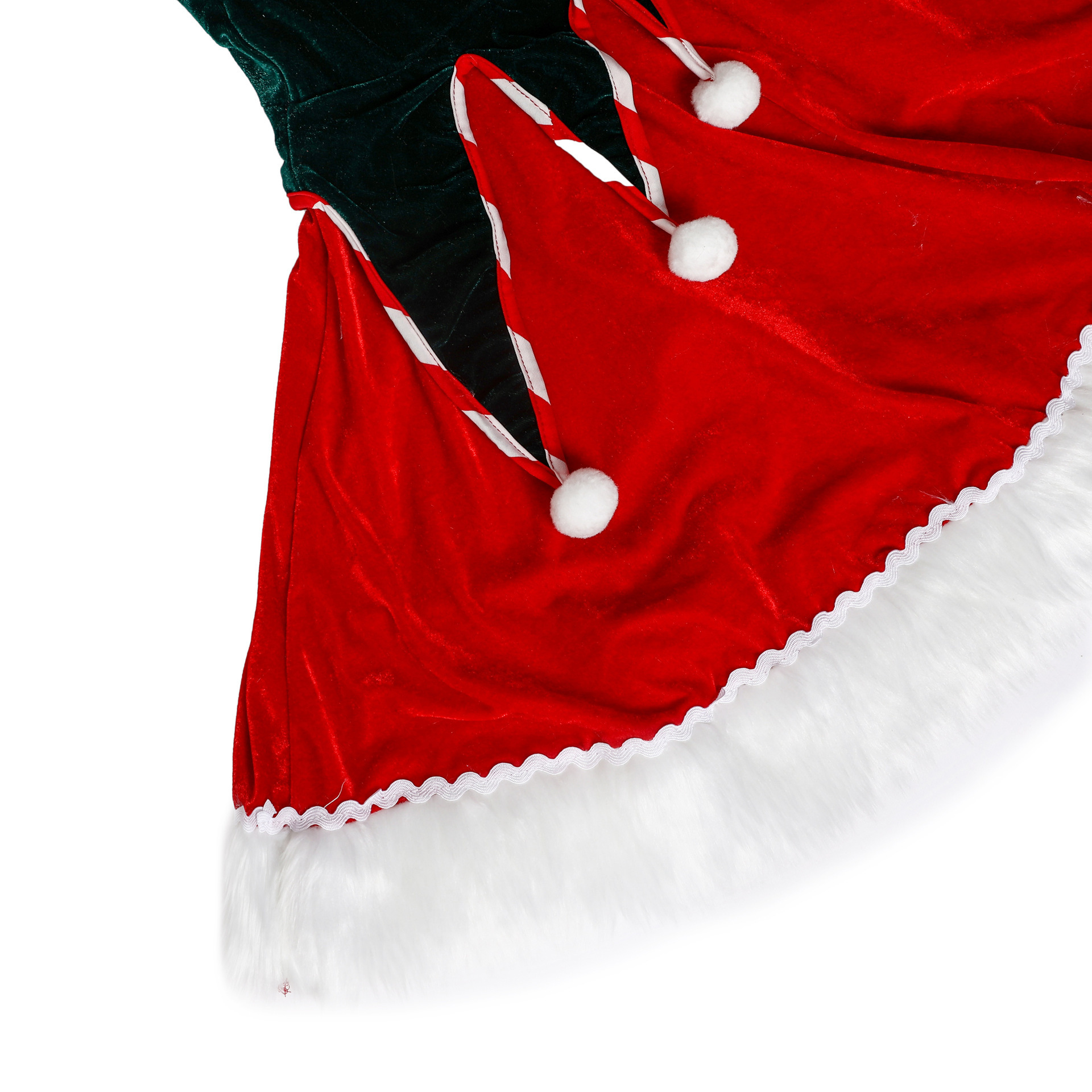 Women's Holiday Party Stage Show Dress and Cosplay Set for Christmas Performance