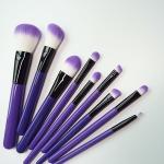 Fashionable Makeup Brush Personalized Dark Wooden Handle Face Eye Makeup Brush