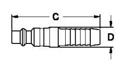 Pneumatic 0.5 Inch Quick Release Hose Couplings