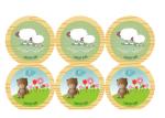 Business Custom Printed Sticker Labels Advirtising Multipurpose Aqueous Coating