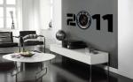 New Fashion Design Modern Home Decor Acrylic Wall Sticker Clock 10D042