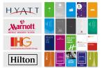 Smart RFID Hotel Door Key Cards 13.56MHz Plastic Key Cards 320bytes Memory