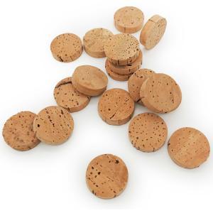 Quality Dia 26.5mm Cork Discs Thickness 6mm For Wine Corks Twin Disc Stoppers wholesale