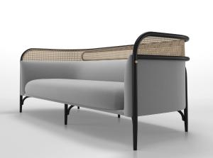 Quality Modern Design Restaurant Bench Seating With Wooden / Steel Skeleton wholesale