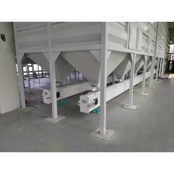 Portable Stainless Steel Rice Bin Square Grain Silo in Turkey Easy Install 150t