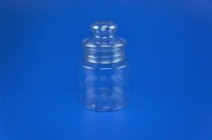 Quality 211# 600ml plastic pet jars containers packaging for organic almond flour wholesale