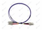 2.0mm SC Fiber Optic Jumper Orange Color -40 To +85 Temperature ≤0.2dB