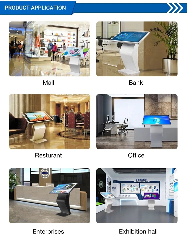 All In One Customer Service Kiosk Touch Screen Android Windows 21.5 32 43 55''