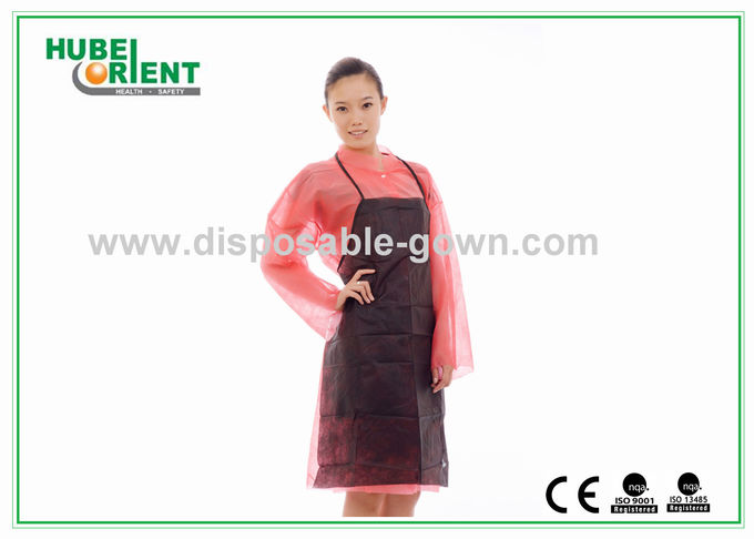 Thin Neck Tie 40gsm Nonwoven Disposable Aprons