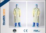 PE Coated Disposable Sterile Surgical Gowns Waterproof Fluid Resistant CE FDA