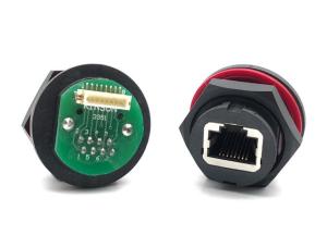 Quality Waterproof Connector Cat. 5e RJ45 Jack with Wafer for IP68. HULYN wholesale