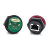 Buy cheap Waterproof Connector Cat. 5e RJ45 Jack with Wafer for IP68. HULYN from wholesalers
