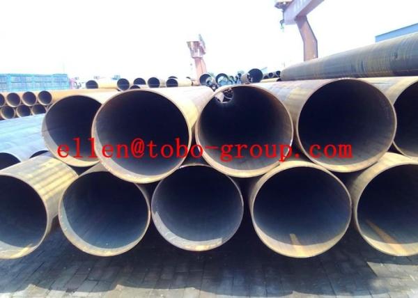 Cheap TOBO GROUP Round Welded Stainless Steel Tubing , ASTM A554 Large Dimaer Water Pipe for sale