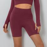 Seamless knitted solid color dot sling back bra sports running fitness vest