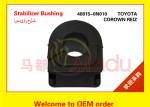 Crown TOYOTA Front Stabilizer Bushings , Round Rubber Bushings 48815-0N010