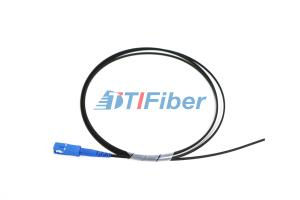Quality FTTH Drop Fibre Optic Pigtails With Black LSZH Jacket For Indoor / Outdoor wholesale