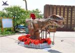 Outside Ride On Walking Dinosaur , Person Riding Dinosaur 4 Meters Long