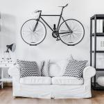 Metal Steel Bracket Bike Wall Mount for Standard Bikes in Indoor or Garage