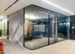 Premium Soundproof Design Frameless Double Glass Office Partition Walls