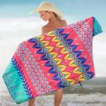 Custom Logo Design Digital Printed Promotional Microfiber Sublimation Beach