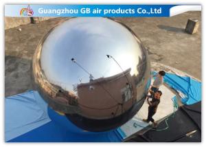 Quality En71 Inflatable Holiday Decorations / Silver Reflective Inflatable Mirror Balloon wholesale