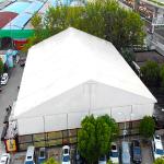 Permanent Aluminum Frame Tent Commercial Industrial Depot 75kg/Sqm Snow Load