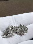 Piaget full diamonds rose earring 18kt gold with white gold or yellow gold or